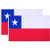 Consummate Chile Flag Chilean National Flags 3x5 ft Polyester Flag Banner with Brass Grommets 2 Pack