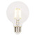 Westinghouse Lighting Westinghouse 4317300 6.5 (60-Watt Equivalent) G25 Dimmable Clear Filament, Medium Base LED Light Bulbs