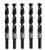 Sino Max 7 16 Inch 5 Pcs Brad Point Wood Drill Bit Brad and Spur Point Wood Drills with Special Brad Point tip Drilling for Hardwood or Softwood