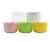 erioctry 5Oz  150g  Refillable Plastic Make up Cosmetic Jars Empty Face Cream Eye Shadow Lip Balm Lotion Storage Container Pot Bottle Case Holder with Dome Lids  Pack of 3   Green