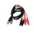 Pack of 2 BNC Q9 to Double Alligator Clip Test Cable Probe Leads Oscilloscope Test