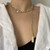 YERTTER Dainty Unique Punk Copper Layering Chain Choker Necklace Boho Jewelry Set Layered Key and Lock Pendant Statement Chunky Chain Necklace for Women Man  Gold