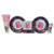 Cedar Crate Market Sweet Sixteen Party Supplies Pack for 16 Guests: Straws, Dinner Plates, Luncheon Napkins, and Cups