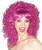 Rubie s Candy Girl Curly with Bangs Wig  Purple  One Size