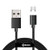 Netdot Gen7 Nylon Braided USB C Magnetic Fast Charging Cable Compatible with Type C Smartphone 6 6ft USB C 1 Pack Black