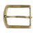 1 1 2   38 mm  Nickel Free Single Prong Rectangular Belt Buckle  Antique Brass
