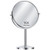 Oak Leaf Double-Sided Magnifying Makeup Mirror, 1x/10X Magnification Tabletop Swivel Vanity Mirror, 8 Inch