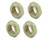 Allstar Performance ALL18251 1 4  28 LH Steel Jam Nuts