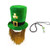 St  Patricks Day Leprechaun Top Hat Beard And Bead? Shamrock Costume Accessory Set Party Favor Irish Party Supplies for Men and Women