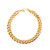 U7 3mm 18K Gold Plated Stainless Steel Link Bracelet Men Boys Cuban Curb Chain Bracelet  21cm  8 3 Inch  Long