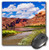 3dRose Mouse Pad Colorado River Through Rugged Landscape, Red Rock Canyon, Moab, Utah, 8 x 8" (mp_260385_1)