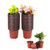 100 Pcs 3 5 Inch Plastic Seedlings Plants Nursery Pots Seed Starting Pot for Succulents  Seedlings  Cuttings  Transplanting