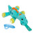 Nuby Calming Natural Flex Snuggleez Pacifier with Plush Combo Set for Cuddling with Comfort  0M   Dino