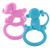 Nuby 2 Pack ZooLoops Teethers  Colors May Vary
