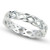 Sz 4 Sterling Silver 925 Celtic Knot Eternity Band Ring