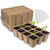 JOYSEUS Seed Starter Peat Pots  10 PCS Premium Seedling Starter Trays Peat Pots for Garden Seedling   100 Eco Friendly and Biodegradable with Bonus 10 Plastic Plant Labels