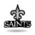 NFL Rico Industries Chrome Finished Auto Emblem 3D Sticker  New Orleans Saints