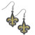 NFL Siskiyou Sports Womens New Orleans Saints Dangle Earrings One Size Team Color