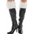 Amscan 848025 Black Santa Plush Fabric Boot Cuffs  1 Pair  Party Costume