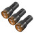 uxcell 3Pcs Yellow Indicator Light with Buzzer AC DC 24V  22mm Panel Mount Flashing Alarm  for Electrical Control Panel  HVAC  DIY Projects