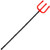 Skeleteen Devil Pitchfork Costume Accessories   Devils Demon Prop Pitch Fork Trident Accessory for Adults and Kids