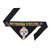 Littlearth NFL Pittsburgh Steelers Pet Bandanna  black Large Littlearth NFL Pittsburgh Steelers Pet Bandanna  black Large