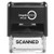 Supply360 AS IMP1122K   Scanned Stamp with by  Line  Black Ink  Heavy Duty Commerical Self Inking Rubber Stamp  9 16  x 1 1 2  Impression