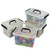 Ggbin 7 Quart Clear Latch Storage Box with Black Handle and Latches - 4 Pack