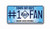 MLB Tampa Bay Rays 1 Fan Metal Tag