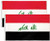 DANF 2 Pack Iraq Flag 3ftx5ft Iraqi National Flags Polyester with Brass Grommets 3x5 Foot Flag