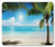 Ambesonne Tropical Beach Mouse Pad  Coconut Palm Trees Shadows on Caribbean Shore Summer Plants Idyllic  Rectangle Non Slip Rubber Mousepad  Standard Size  Coconut Green