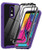 LeYi LG Stylo 5 Case  Stylo 5 Phone Case with Tempered Glass Screen Protector  2 Pack   Full Body Protective Rugged Hybrid Bumper Shockproof Anti Scratches Phone Cases Cover for LG Stylo 5  Purple