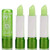 Aloe Vera Lipstick 3 Pack Moisture Lip Balm Aloe Lip Gloss Long Lasting Nutritious Lip Balm Lips Moisturizer Magic Temperature Color Change Lip loss Green