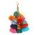 Pom Pom Tassel Keychain Charms Colorful Tassel Bag Key Chain Bohemia Key Ring for Women Purse Handbag Decor Pendant