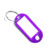 Key Tags SENRISE 100 Pieces Keyring Tags Key Labels Plastic Key Fobs Id Tags Key Rings Name Tags Luggage Id Labels With Labels Split Ring Keyring  Purple