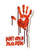 Bloody Dead Zombie Hand Dont Open Dead Inside    Novelty Iron On Patch Applique