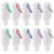 10 Pack Travel Plastic Clear Keychain Refillable Bottles Leakproof Empty Squeeze Containers Buckle Random Color 60ml 2oz