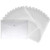 20 Pack Premium Translucent Plastic Envelopes with Snap Button Clear Document Folder for A4 Size Water Resistant File Holder
