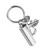 HooAMI Angel with Cylinder Cremation Urn Keychain Keepsake Memorial Ashes Jewelry