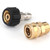 Fasmov Pressure Washer Adapter Set Quick Connect Kit  M22 14mm Swivel to M22 Metric Fitting