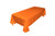LinenTablecloth 60 x 102 Inch Rectangular Satin Tablecloth Pumpkin