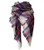 Winter Plaid Blanket Scarf Warm Cozy Soft Fall Scarfs for Women Chunky Oversized Shawls and Wraps 7 Purple plaid scarf