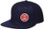 Life is Good Flat Brim Hat Darkest Blue One Size