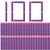 PeleusTech Refill Bullets  100Pcs Dart Refills for Nerf Rebelle Dart Fire Blaster   Purple