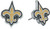 NFL New Orleans Saints Stud Earrings
