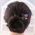 Ethnic classic Flower Hair sticks for Women Vintage Bride Headdress Enamel Hair Wear Hair Chopsticks Hairpin Chignon Pin  Purple
