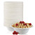 125 Pack - Biodegradable, Compostable Eco Friendly Sugarcane Bowls/Bagasse Disposable 12 oz. Bowl, Safe for Hot and Cold Foods