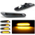 GSRECY Dynamic Amber LED Front Fender Side Marker Light Sequential Blinker Turn Signal Lamp For BMW E90 E91 E92 E93 E46 E60 E53 X3 E83 X 1 E84 E81 E82 E87 E88 Smoke Lens
