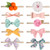 Baby Girl Headbands and Bows  10 Pack Newborn Nylon Bow Headbands  Infant Toddler Hair Accessories