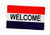 ALBATROS 3x5 Foot Welcome Flag   Made of Durable 100D Polyester   Two Brass Grommets